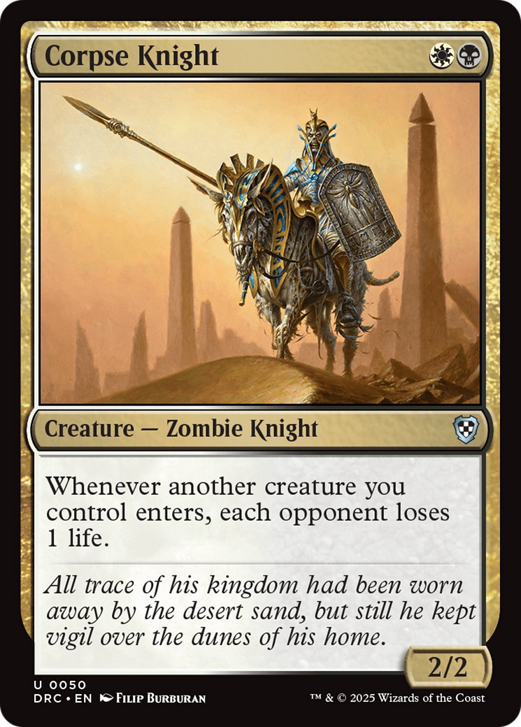 Corpse Knight [Aetherdrift Commander] | Galactic Gamez