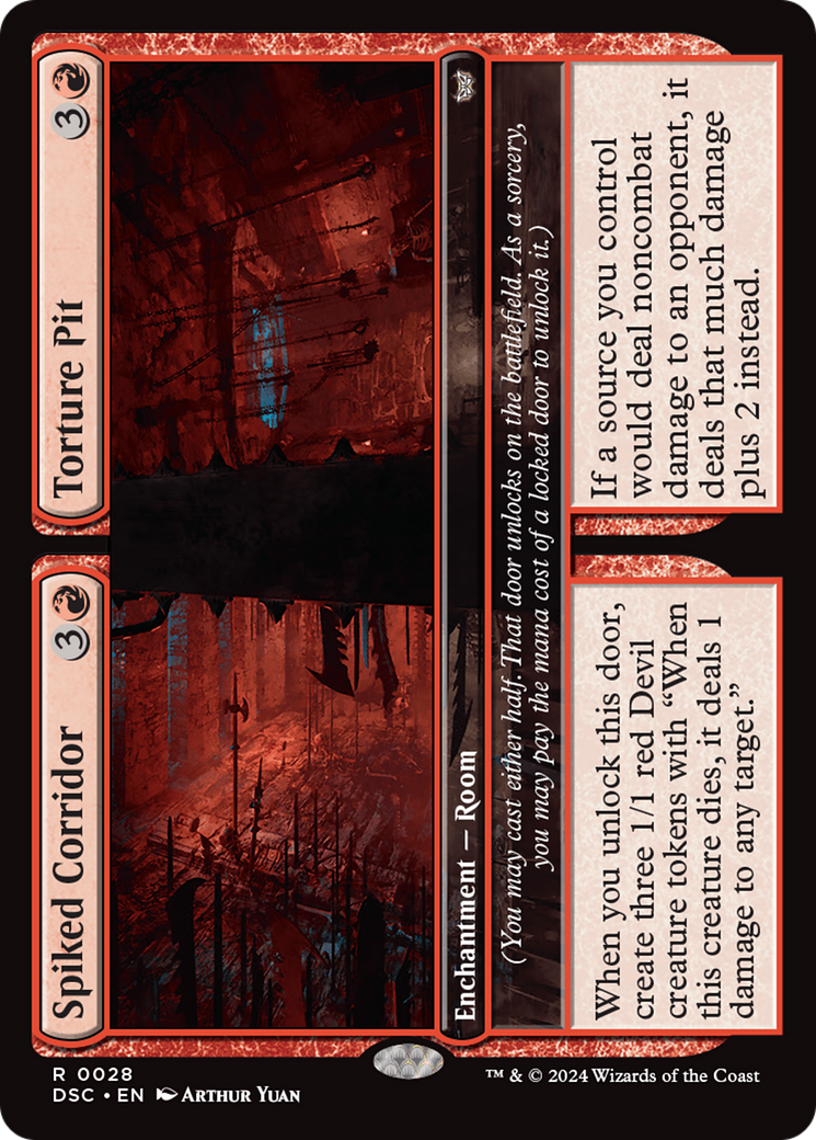 Spiked Corridor // Torture Pit [Duskmourn: House of Horror Commander] | Galactic Gamez