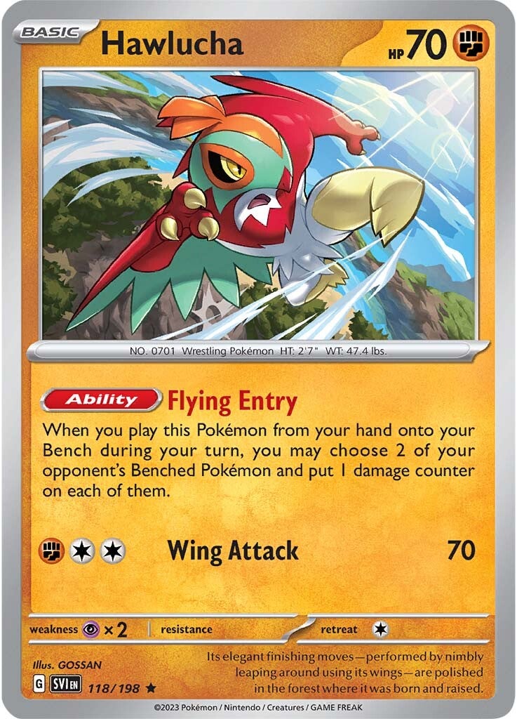 Hawlucha (118/198) [Scarlet & Violet: Base Set] | Galactic Gamez