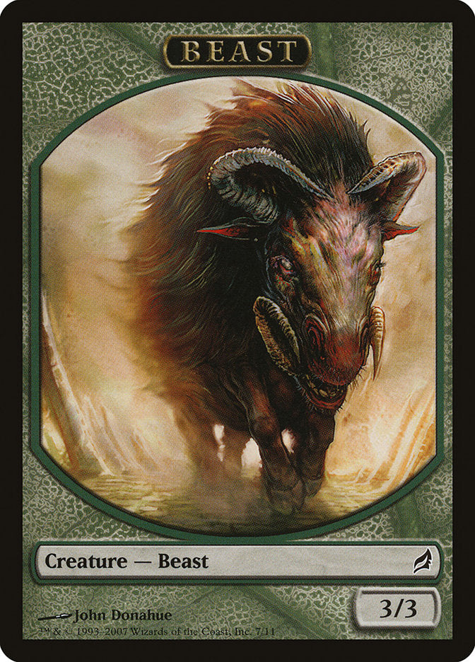 Beast Token [Lorwyn Tokens] | Galactic Gamez