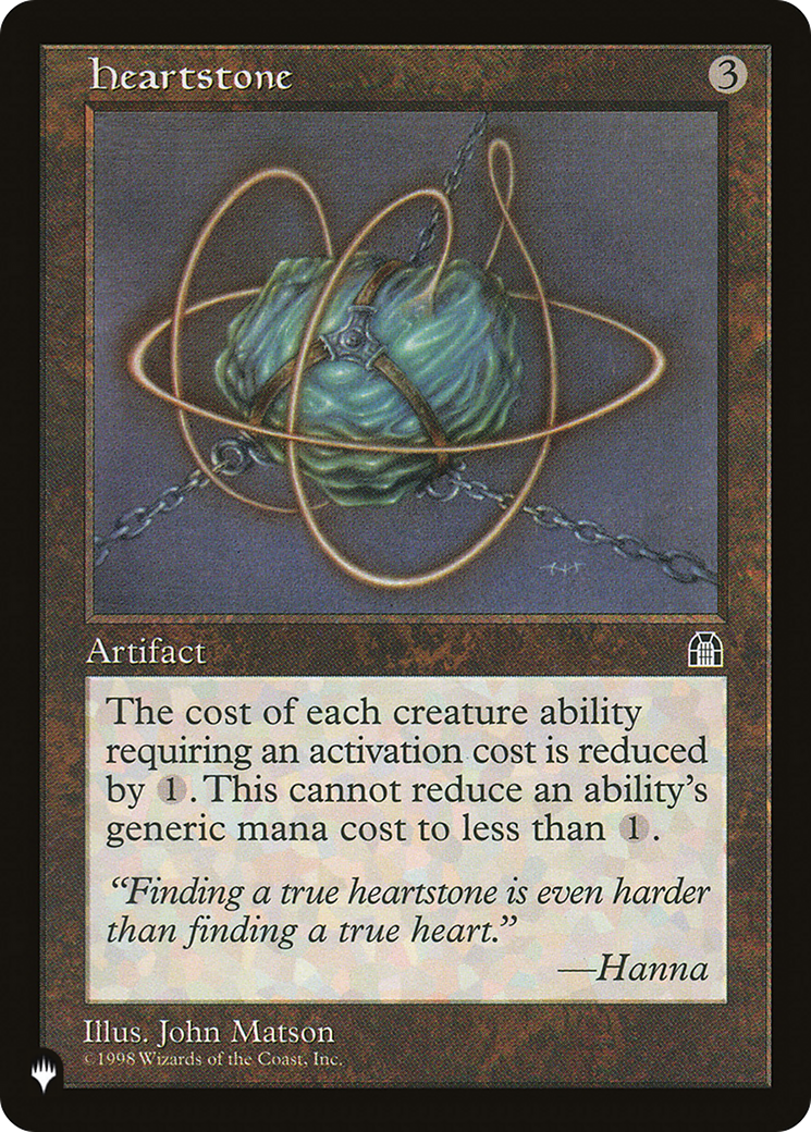 Heartstone [The List] | Galactic Gamez