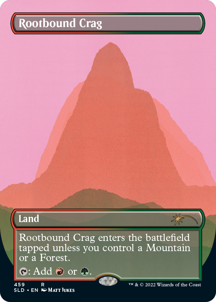 Rootbound Crag (Borderless) [Secret Lair Drop Series] | Galactic Gamez