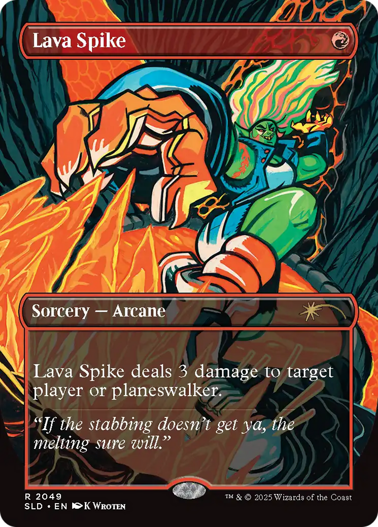 Lava Spike (2049) [Secret Lair Drop Series] | Galactic Gamez