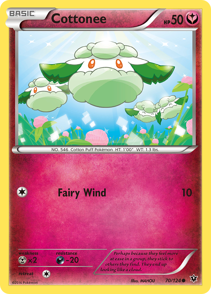 Cottonee (70/124) [XY: Fates Collide] | Galactic Gamez