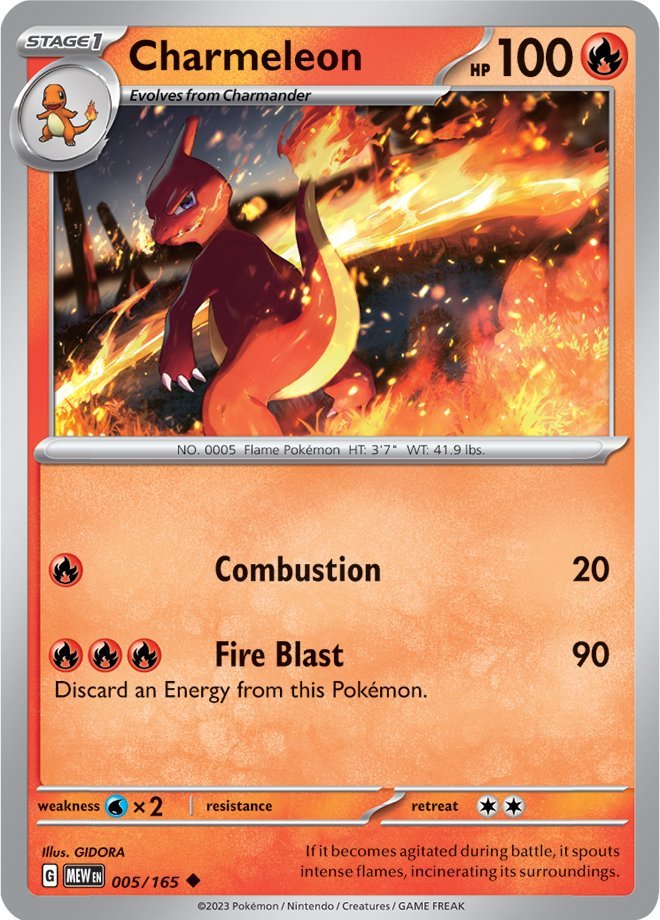 Charmeleon (005/165) [Scarlet & Violet 151] | Galactic Gamez