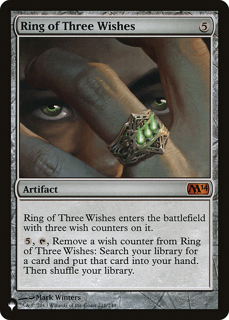 Ring of Three Wishes [The List] | Galactic Gamez