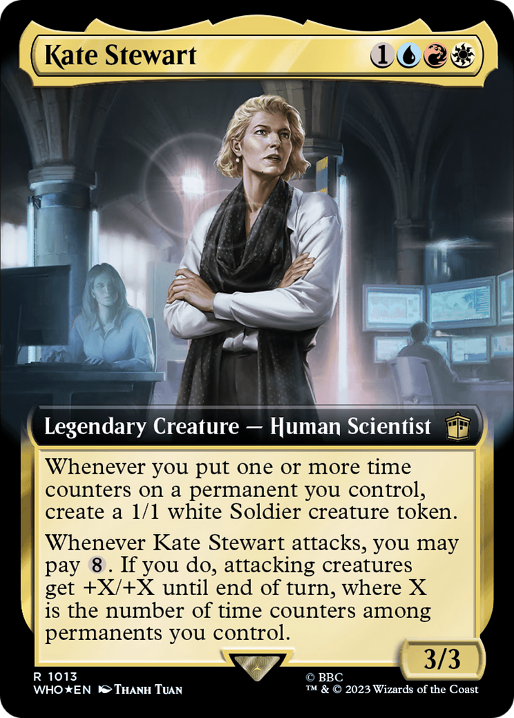 Kate Stewart (Extended Art) (Surge Foil) [Doctor Who] | Galactic Gamez