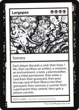Largepox (2021 Edition) [Mystery Booster Playtest Cards] | Galactic Gamez