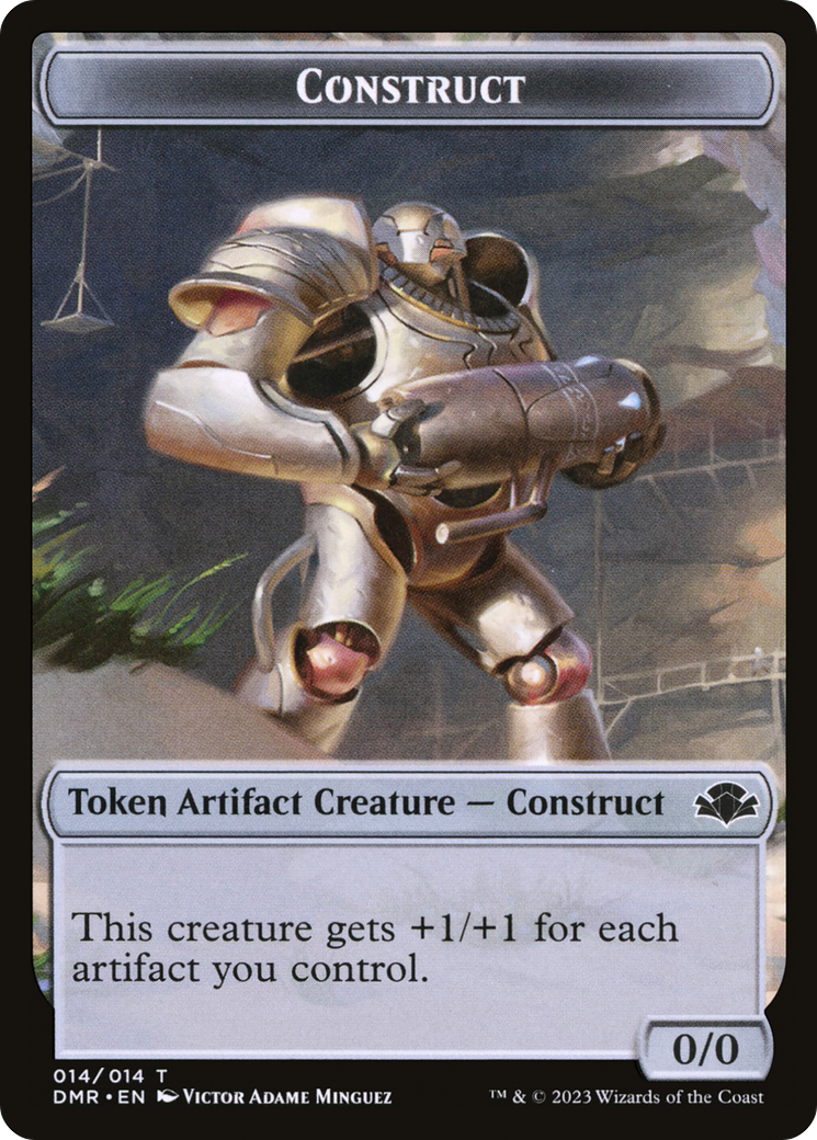 Construct Token [Dominaria Remastered Tokens] | Galactic Gamez