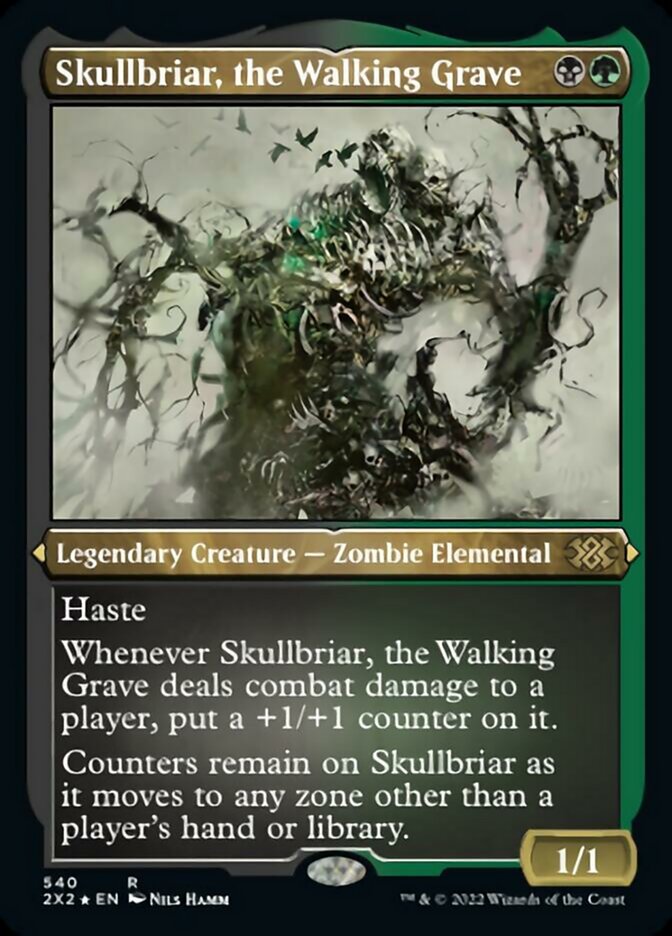 Skullbriar, the Walking Grave (Foil Etched) [Double Masters 2022] | Galactic Gamez