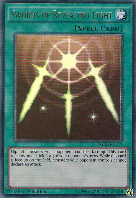 Swords of Revealing Light [YGLD-ENB17] Ultra Rare | Galactic Gamez