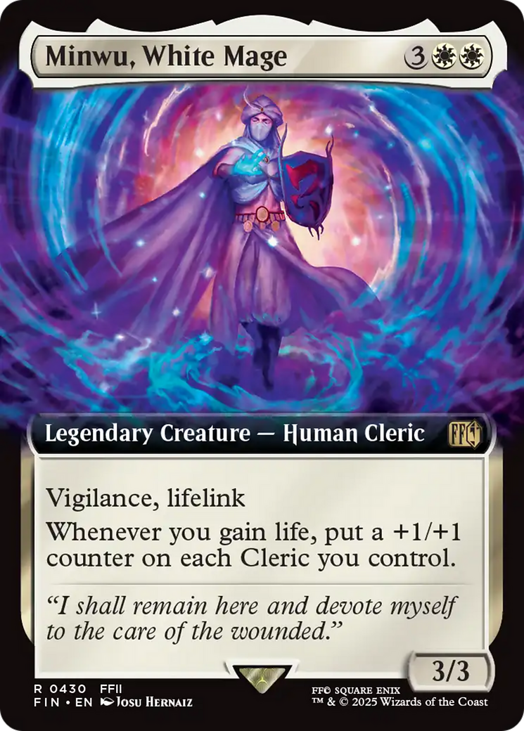 Minwu, White Mage (Extended Art) [FINAL FANTASY] | Galactic Gamez