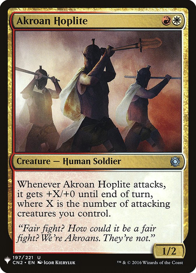 Akroan Hoplite [Mystery Booster] | Galactic Gamez
