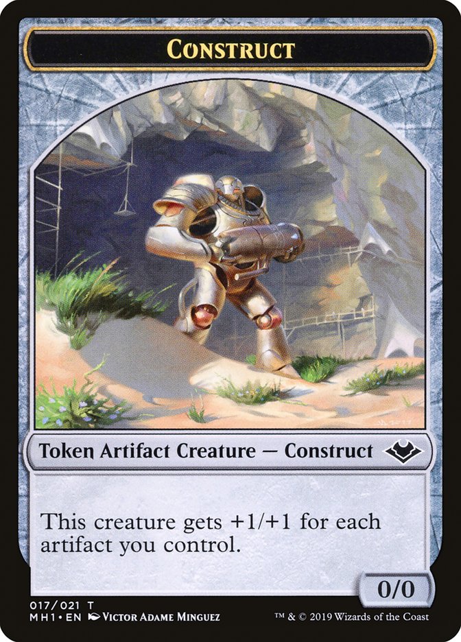 Soldier (004) // Construct (017) Double-Sided Token [Modern Horizons Tokens] | Galactic Gamez