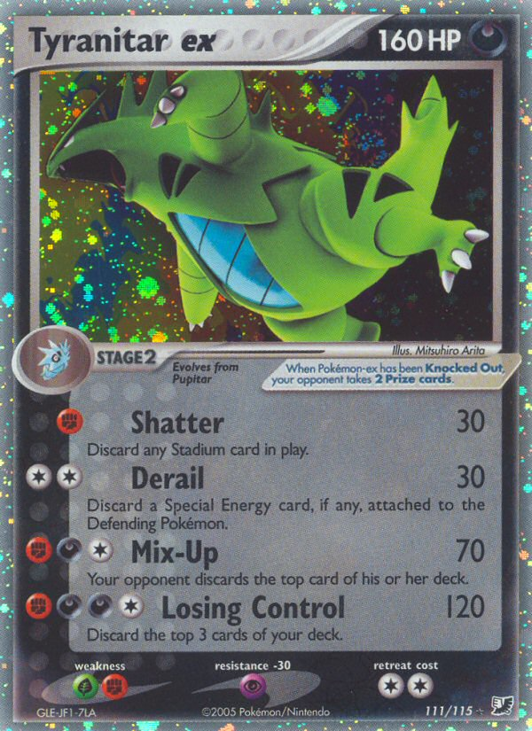 Tyranitar ex (111/115) [EX: Unseen Forces] | Galactic Gamez