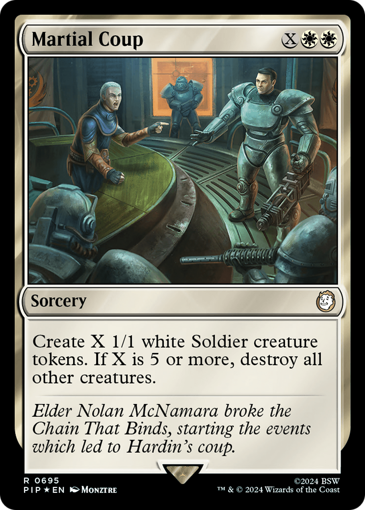 Martial Coup (Surge Foil) [Fallout] | Galactic Gamez