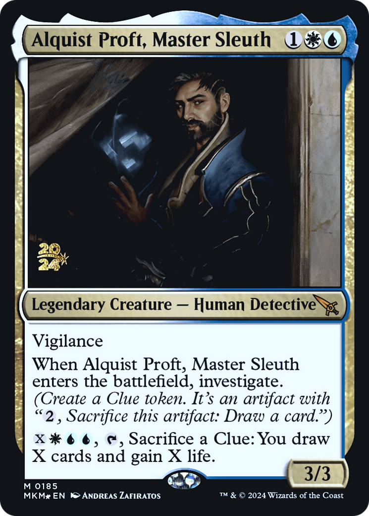 Alquist Proft, Master Sleuth [Murders at Karlov Manor Prerelease Promos] | Galactic Gamez