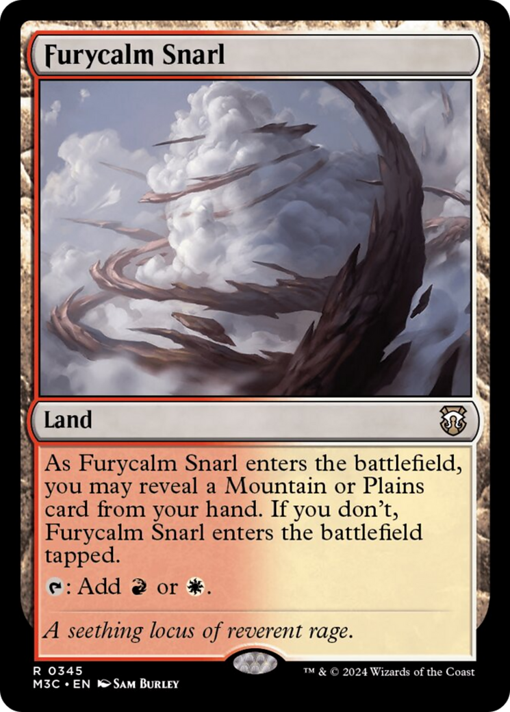 Furycalm Snarl (Ripple Foil) [Modern Horizons 3 Commander] | Galactic Gamez