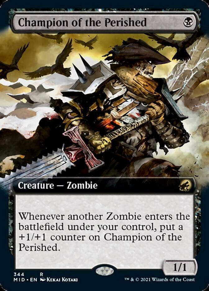 Champion of the Perished (Extended Art) [Innistrad: Midnight Hunt] | Galactic Gamez