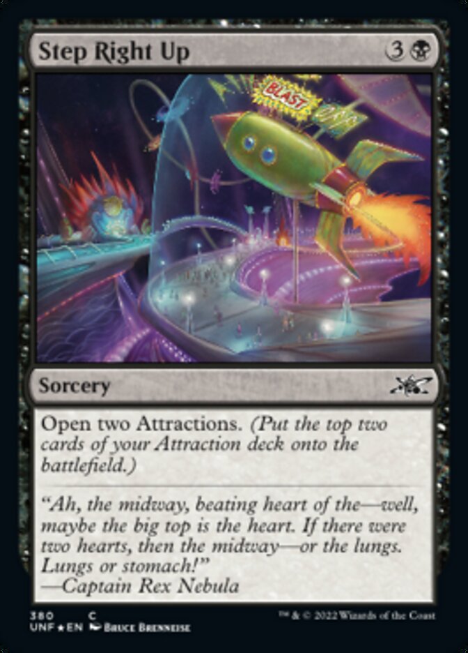 Step Right Up (Galaxy Foil) [Unfinity] | Galactic Gamez