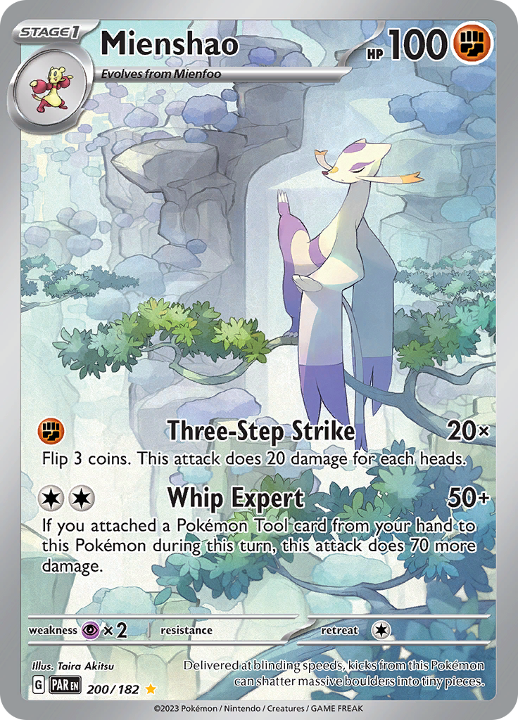 Mienshao (200/182) [Scarlet & Violet: Paradox Rift] | Galactic Gamez