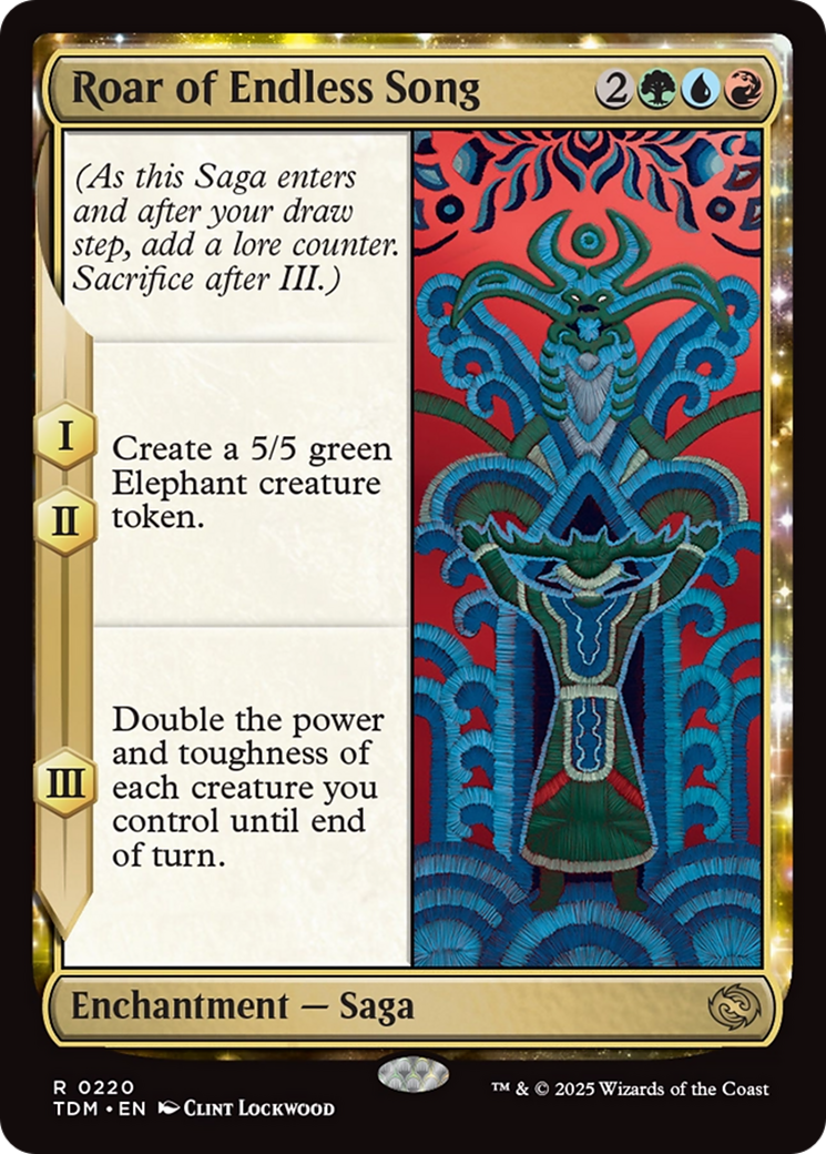 Roar of Endless Song [Tarkir: Dragonstorm] | Galactic Gamez