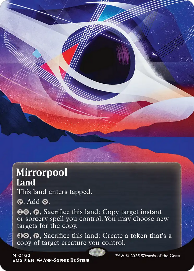 Mirrorpool (0162) (Borderless) (Galaxy Foil) [Edge of Eternities: Stellar Sights] | Galactic Gamez
