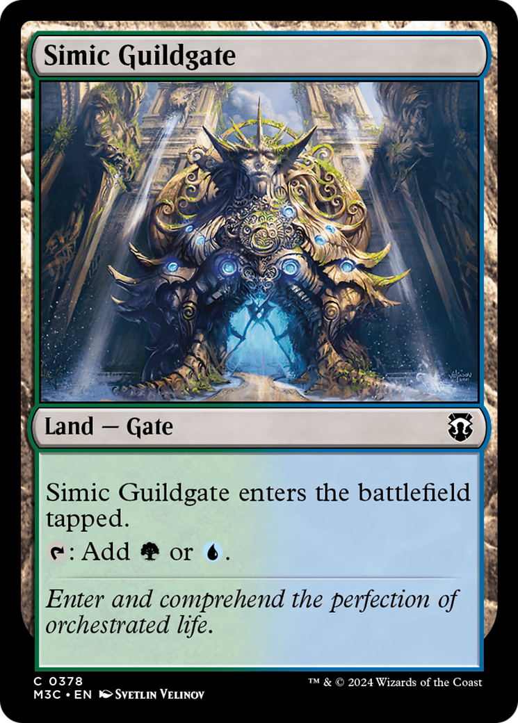 Simic Guildgate (Ripple Foil) [Modern Horizons 3 Commander] | Galactic Gamez