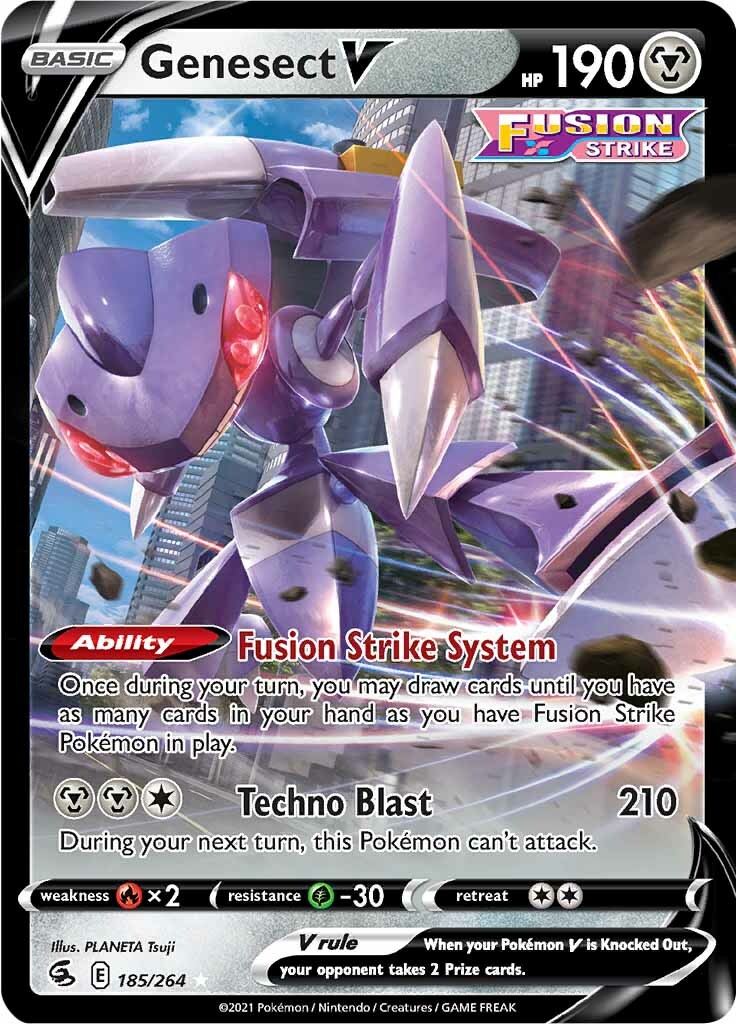 Genesect V (185/264) [Sword & Shield: Fusion Strike] | Galactic Gamez