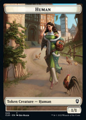Spider // Human Double-Sided Token [Commander Legends: Battle for Baldur's Gate Tokens] | Galactic Gamez
