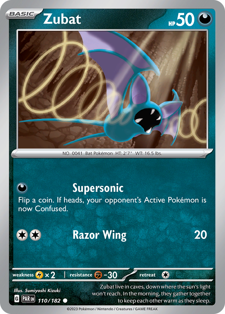 Zubat (110/182) [Scarlet & Violet: Paradox Rift] | Galactic Gamez