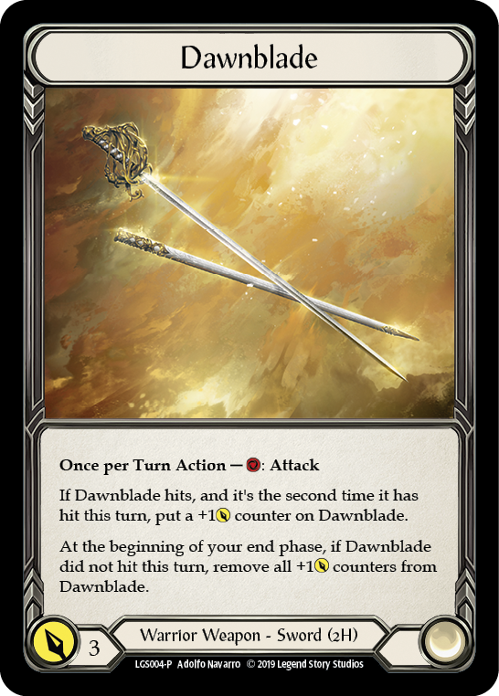 Dawnblade [LGS004-P] (Promo)  1st Edition Cold Foil | Galactic Gamez