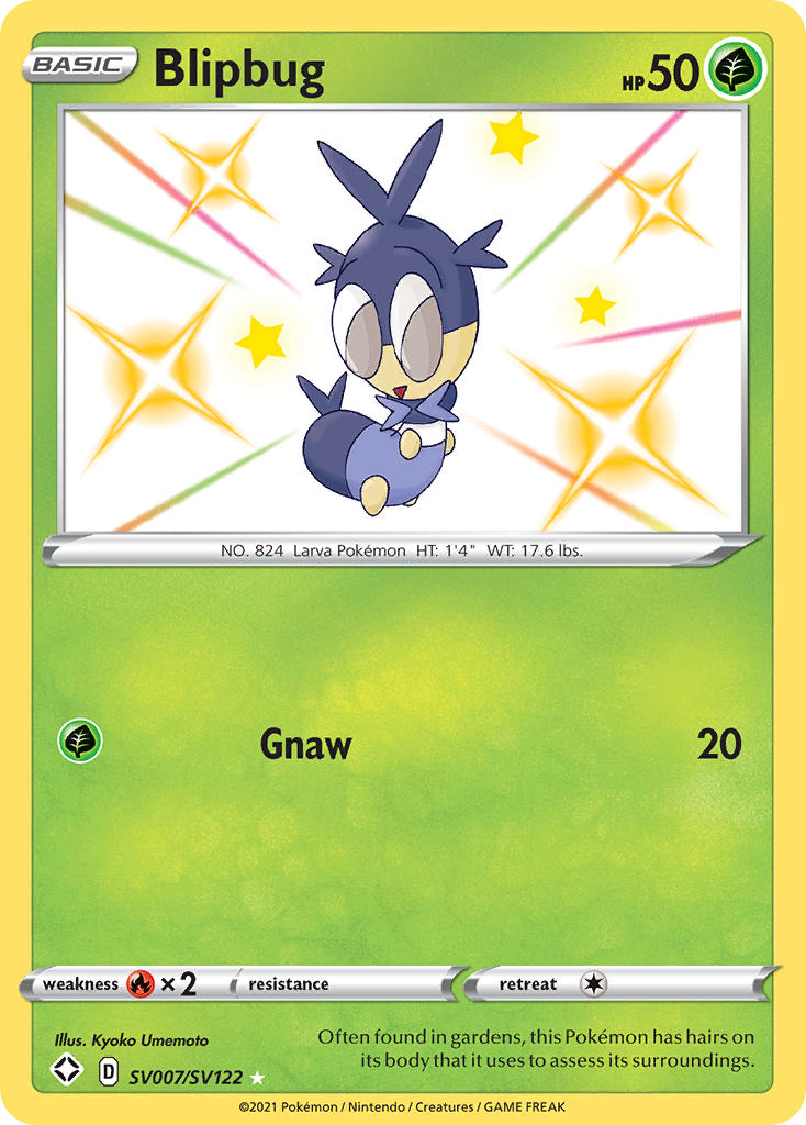 Blipbug (SV007/SV122) [Sword & Shield: Shining Fates] | Galactic Gamez