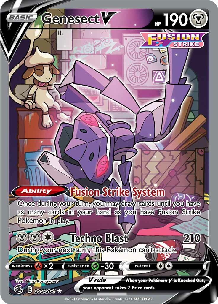 Genesect V (255/264) [Sword & Shield: Fusion Strike] | Galactic Gamez