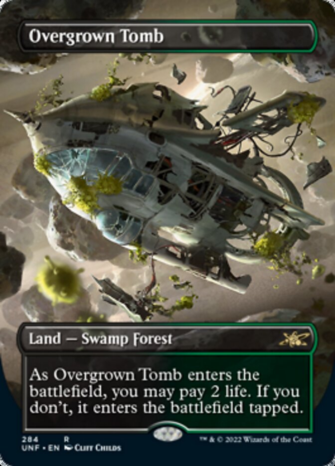 Overgrown Tomb (Borderless) [Unfinity] | Galactic Gamez
