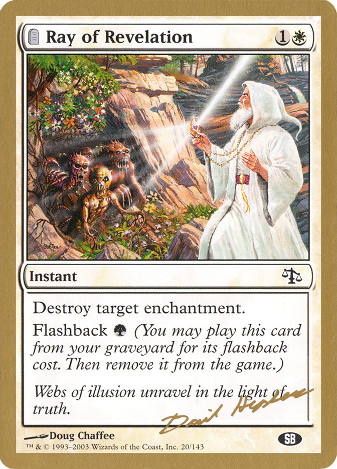 Ray of Revelation (Dave Humpherys) (SB) [World Championship Decks 2003] | Galactic Gamez