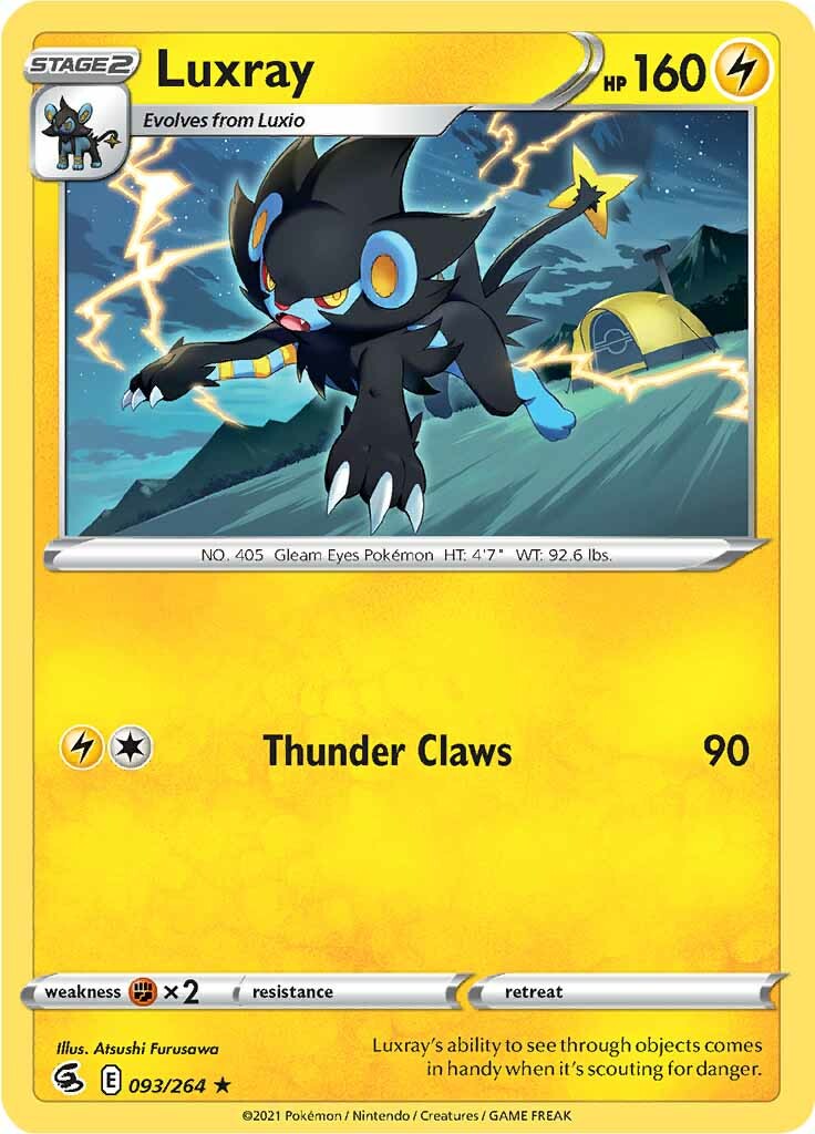 Luxray (093/264) [Sword & Shield: Fusion Strike] | Galactic Gamez