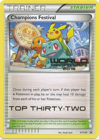 Champions Festival 2016 Top Thirty Two (XY176) [XY: Black Star Promos] | Galactic Gamez