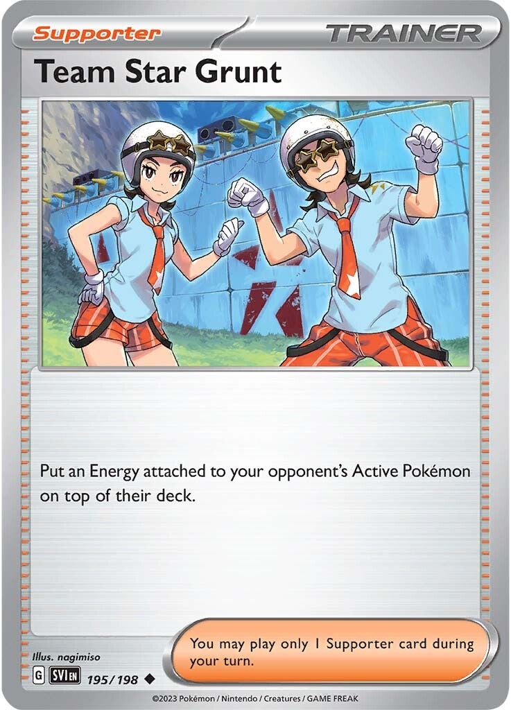 Team Star Grunt (195/198) [Scarlet & Violet: Base Set] | Galactic Gamez