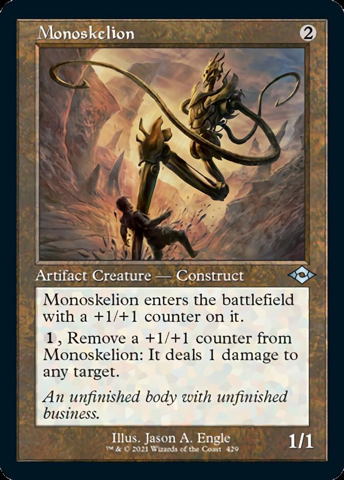 Monoskelion (Retro Foil Etched) [Modern Horizons 2] | Galactic Gamez