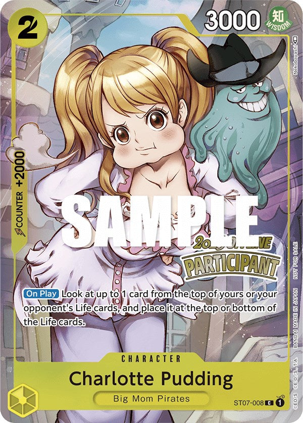 Charlotte Pudding (Offline Regional 2023) [Participant] [One Piece Promotion Cards] | Galactic Gamez