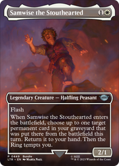 Samwise the Stouthearted (Borderless Alternate Art) [The Lord of the Rings: Tales of Middle-Earth] | Galactic Gamez