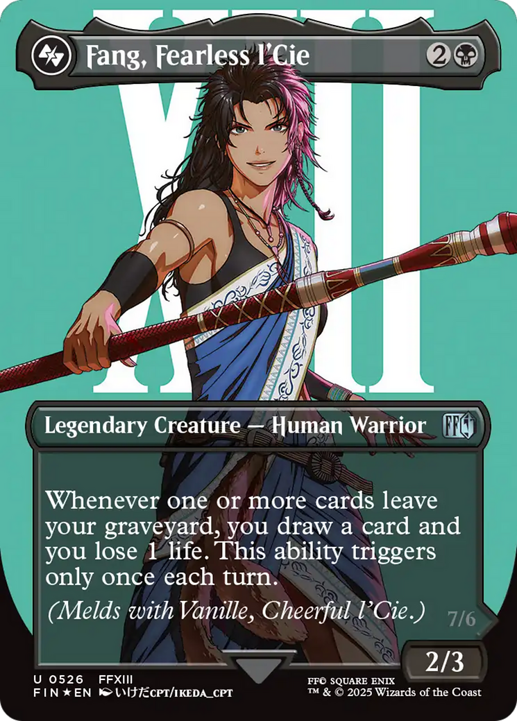 Fang, Fearless l'Cie (Borderless) (Surge Foil) [FINAL FANTASY] | Galactic Gamez