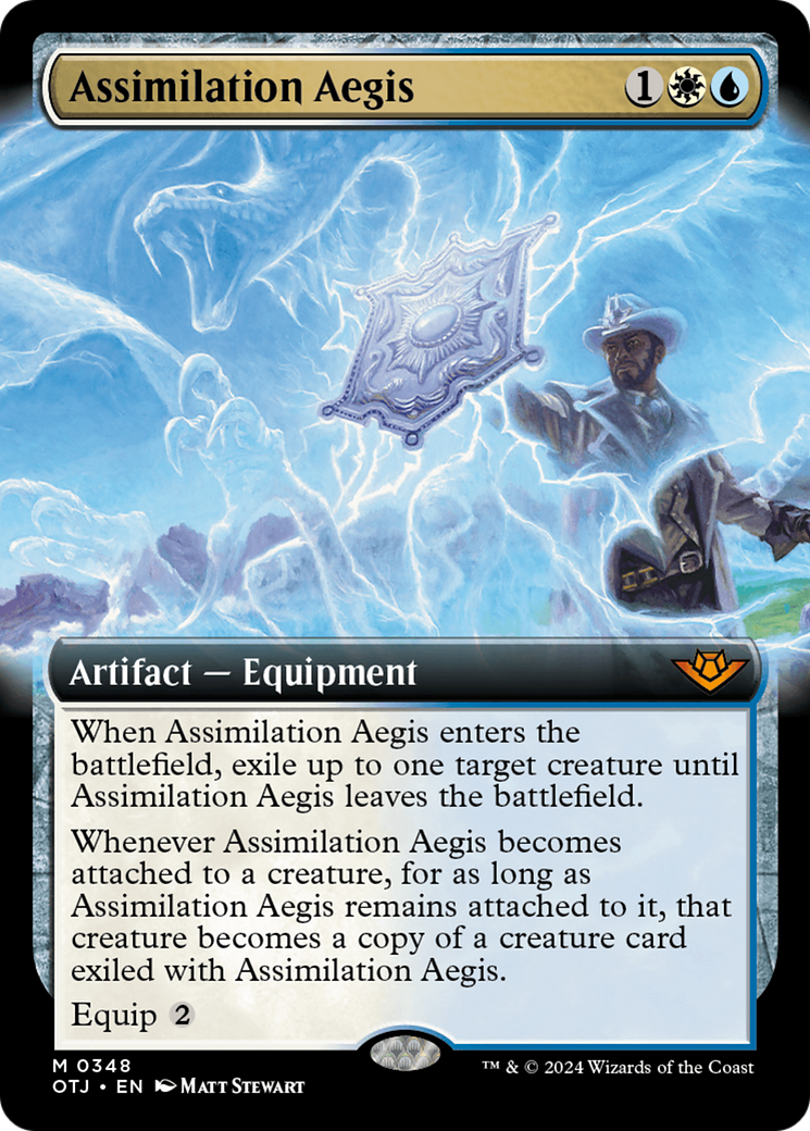 Assimilation Aegis (Extended Art) [Outlaws of Thunder Junction] | Galactic Gamez