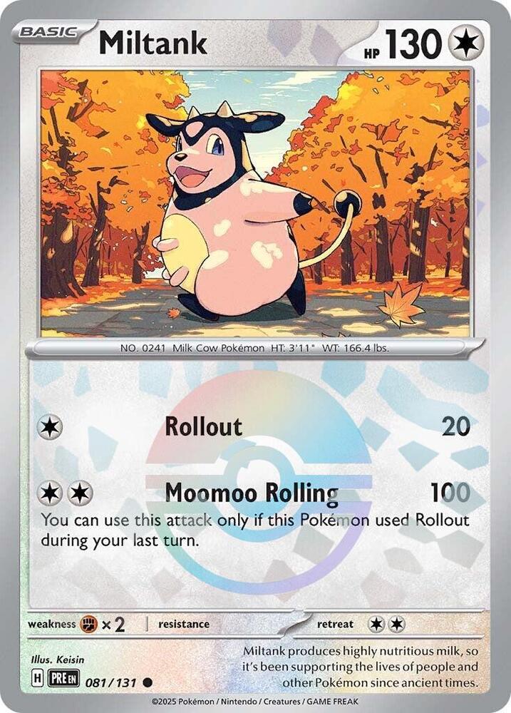 Miltank (081/131) (Poke Ball Pattern) [Scarlet & Violet: Prismatic Evolutions] | Galactic Gamez