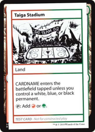 Taiga Stadium (2021 Edition) [Mystery Booster Playtest Cards] | Galactic Gamez