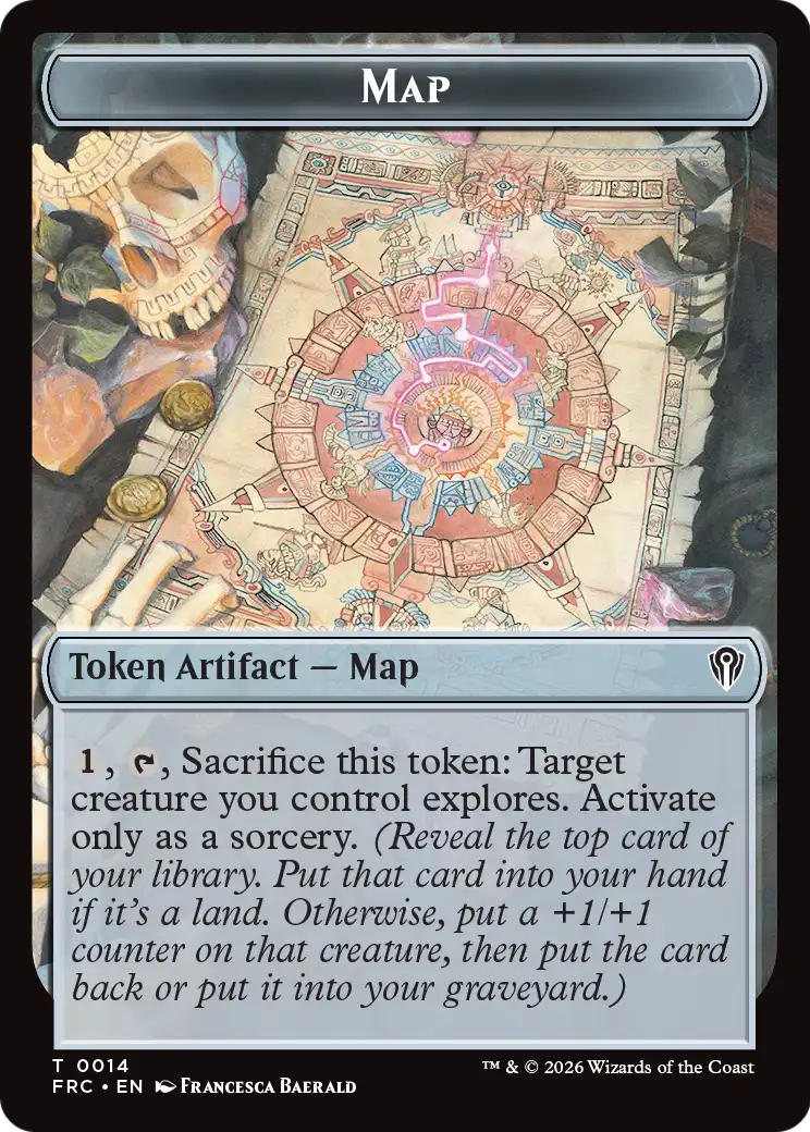 Gingerbrute // Map Double-Sided Token [Reality Fracture Commander Tokens] | Galactic Gamez