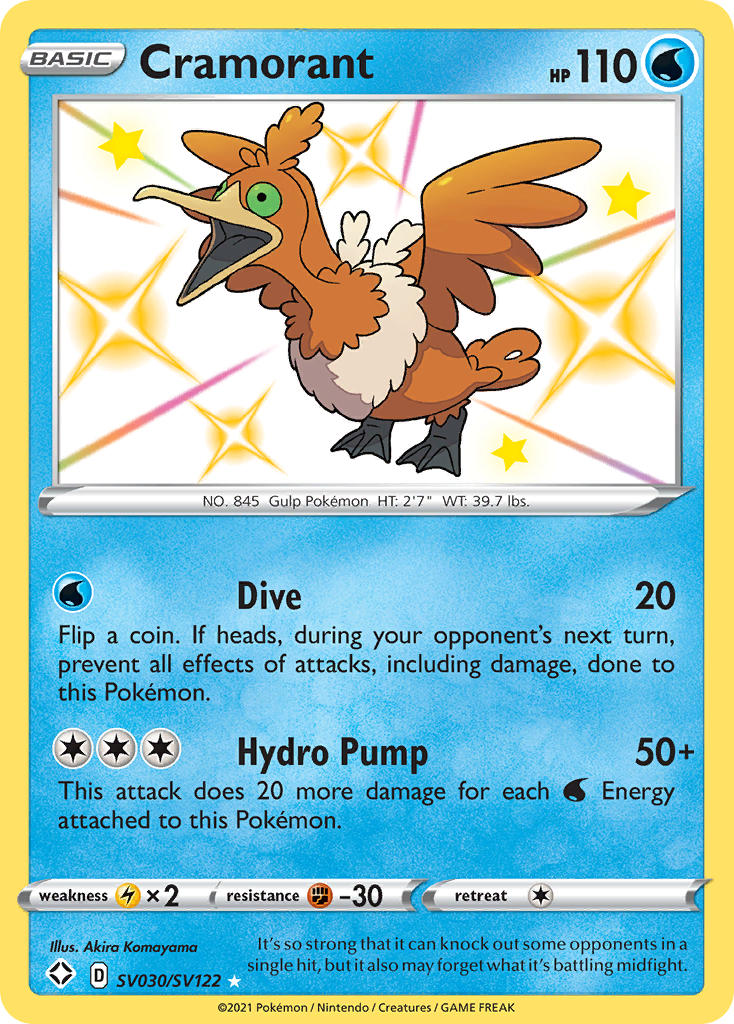 Cramorant (SV030/SV122) [Sword & Shield: Shining Fates] | Galactic Gamez