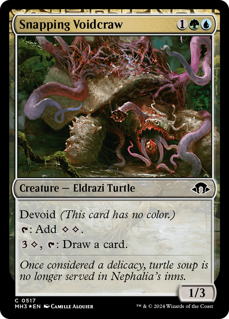 Snapping Voidcraw (Ripple Foil) [Modern Horizons 3] | Galactic Gamez