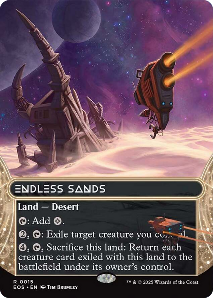 Endless Sands (0015) (Borderless) [Edge of Eternities: Stellar Sights] | Galactic Gamez